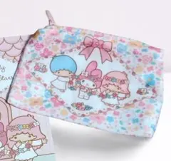 ハッピーセット　マイメロ＆キキララのミニポーチとシールのセットです！