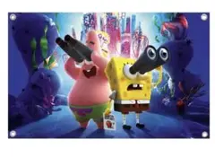 スポンジボブ　タペストリー　壁掛け　キャラクター　インテリア