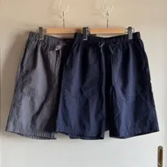 【2点セット】無印良品 MUJI 紳士 サッカー織ショートパンツ Sサイズ