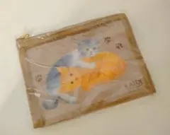 カルディ ネコの日バッグ メッシュポーチ