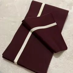 名古屋帯 未仕立て 縦ライン 紫 白 リメイク ハンドメイド リサイクル 30