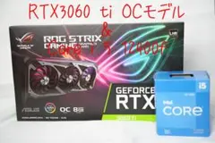 RTX 3060 ti OC ASUS & core i5 12400f