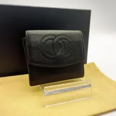 CHANEL シャネル ココマーク キャビアスキン コインケース ミニ財布