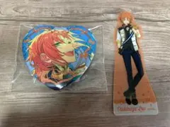 あんスタ　月永レオ　缶バッジ　クリアシート　セット