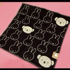 ボリス　二重ガーゼハンカチ　35X35cm ランチクロスなど　ブラック