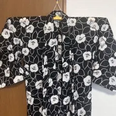 浴衣 黒 白 レディース 女性