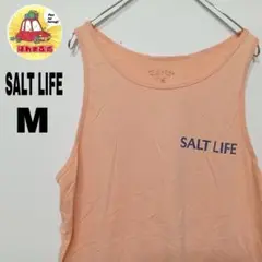 USA古着 SALTLIFE タンクトップ　オレンジ　M