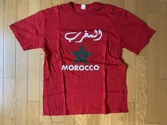 モロッコ国旗デザイン Tシャツ 5/XL