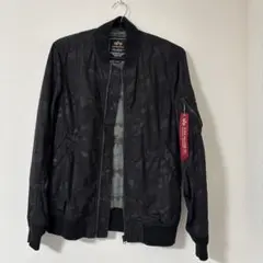 ALPHA INDUSTRIES カモフラ MA-1ジャケット L