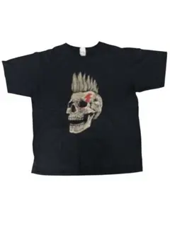 VINTAGE パンクロック スカル Tシャツ L 黒