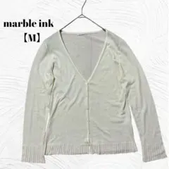 marble ink マーブルインク【M】 ベージュ カーディガン