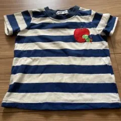 はらぺこあおむし　ストライプ 半袖Tシャツ 90