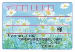 宛名シール 32枚 大きめサイズ カモミール