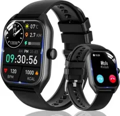 スマートウォッチ Bluetooth通話機能 音楽再生 電卓機能 活動量計