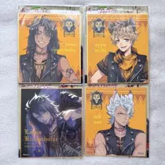 レオナ　ラギー　ジャック　ツイステ　ビジュアル色紙　 寮服