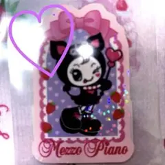新品✨メゾピアノ デビリーちゃん ホノグラムステッカー POPUP限定デザイン
