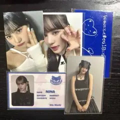NiziU ニナ トレカ HMV 特典 IDカード メッセージカード RISE