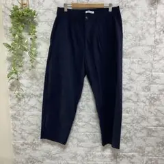 BACKNUMBER　レディース　Ｍサイズ　ネイビー　　ワイドパンツ