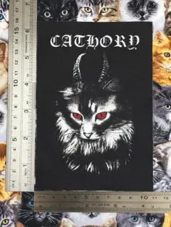 布パッチ CATHORY BlackMetal ブラックメタル Bathory?