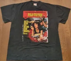 【美品XL】Hanesタグ PULP FICTION パルプフィクション