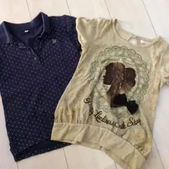 Tシャツ2枚セット 140