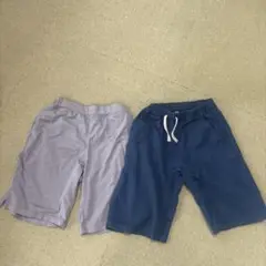 ネイビーbranshes グレーUNIQLO半ズボン 2点セット