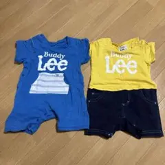 【値下げ】ロンパース　Buddy Lee リー　70サイズ まとめ売り　青　黄色