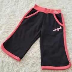 adidas adigirl ハーフパンツ 130 黒/ピンク
