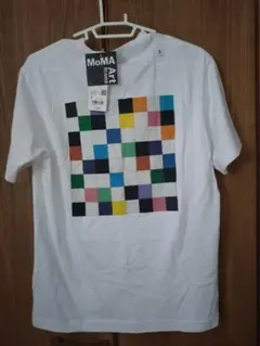 ユニクロ【新品未使用】moma　カラフル　Tシャツ ホワイトSサイズ