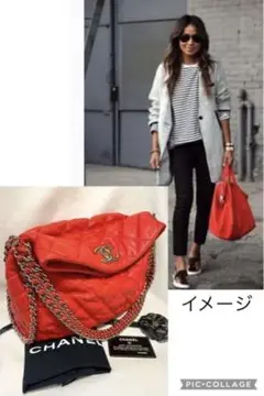 CHANEL ✨超美品✨チェーンアラウンド ショルダーバッグ マトラッセ バッグ