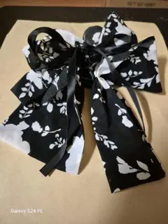 黒リボンバレッタ