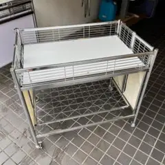 中折れワゴン 移動販売・マルシェ・フリマ 簡単コンパクト収納!その2