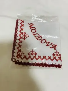 非売品 関西万博 moldova モルドバ館 ハンカチ 刺繍