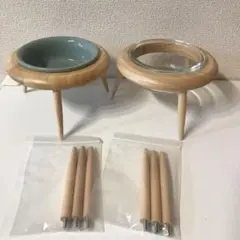 フードスタンド　２個セット　犬　フードボウル