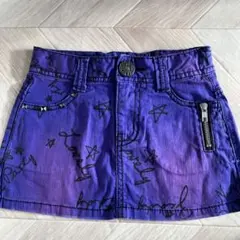 ziddy スカート　美品（訳あり）　紫色