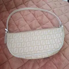希少 FENDI ズッキーノ ミニハンドバッグ