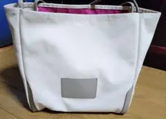 ホワイトキャンバス トートバッグ