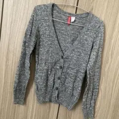 【美品】H&M カーディガン グレー 34サイズ