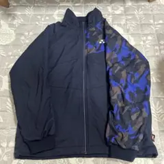 YONEX フルジップジャケット ネイビー/カモフラージュM