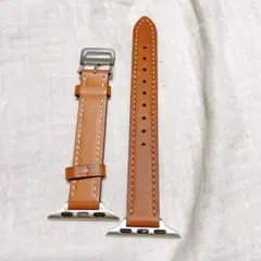 【38/40/41mm】本革 AppleWatch用バンド・ベルト ブラウン