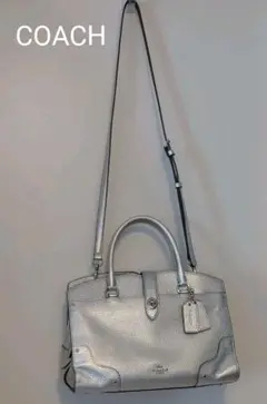 COACH シルバーバッグ