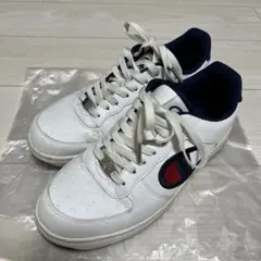 【25㎝】Champion ホワイト ネイビー スニーカー