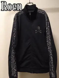 ★レオパード★ Roen ロエン ジャージ トラックジャケット 黒 ヒョウ柄