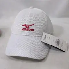 【新品】Mizuno テニス メッシュキャップ ホワイト