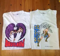 ビンテージ　バンプレスト　デビルマン　シレーヌ　半袖Tシャツ　2枚セット
