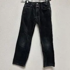 MILDCLUB ブラック コーデュロイ ロングパンツ　130 ウエストゴム
