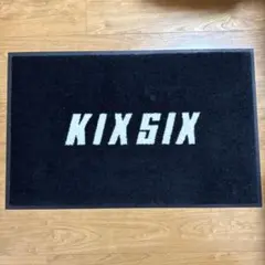 KIXSIX LOGO RAG MAT BLACK&JADE