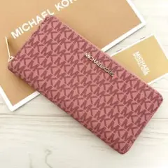 新品 MICHAEL KORS マイケルコース 折り財布 オレンジ