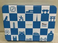 【缶のみ・匿名配送】ヨックモック 東京 TOKYO 缶