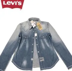 ✨新品タグ付✨　Levi’s リーバイス　デニムジャケット　ダメージシャツ